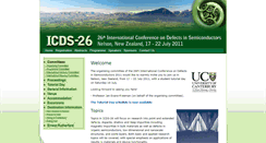Desktop Screenshot of icds2011.com